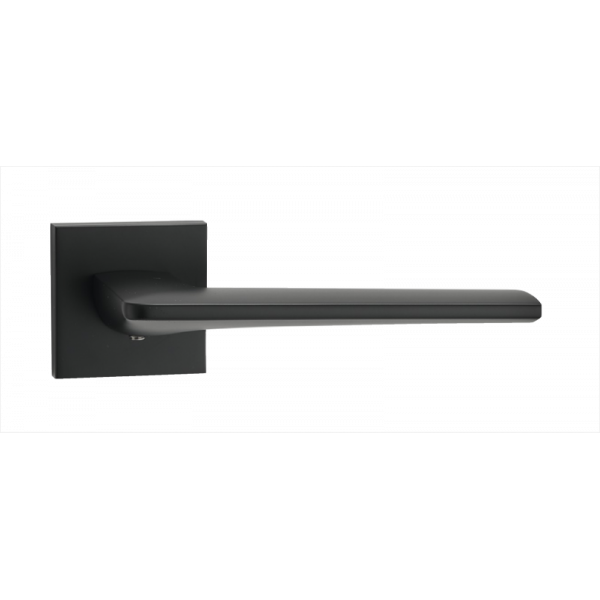 Ручка цинковая на раздельном тонком основании ABRISS R50.177 MBP (Черный матовый)