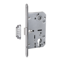 Межкомнатный механизм под цилиндр WC410C-S MAGNET NI (межос. 85 мм, бексет 50 мм)