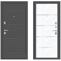 Входная дверь Porta R-2 104/П50 Snow Art IMP-6/Антик Серебро