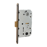 Межкомнатный механизм под фиксатор WC410B-S MAGNET AB (бронза, межос. 96 мм, бексет 50 мм)