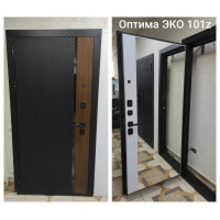 Входная дверь Оптима Эко 101Z Зеркало